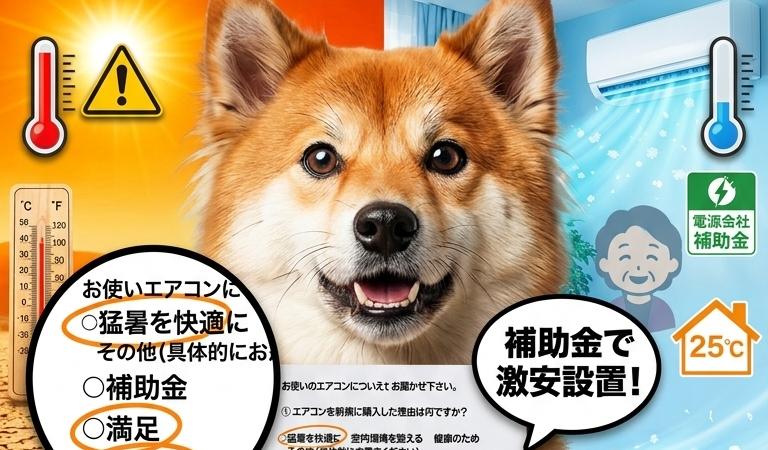 「長生きして良かった」と大喜び！補助金で賢くエアコン設置！？