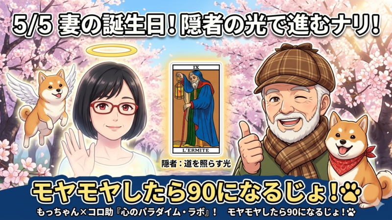 【5/5運勢】亡き妻・京子の誕生日に灯る「隠者」の光。