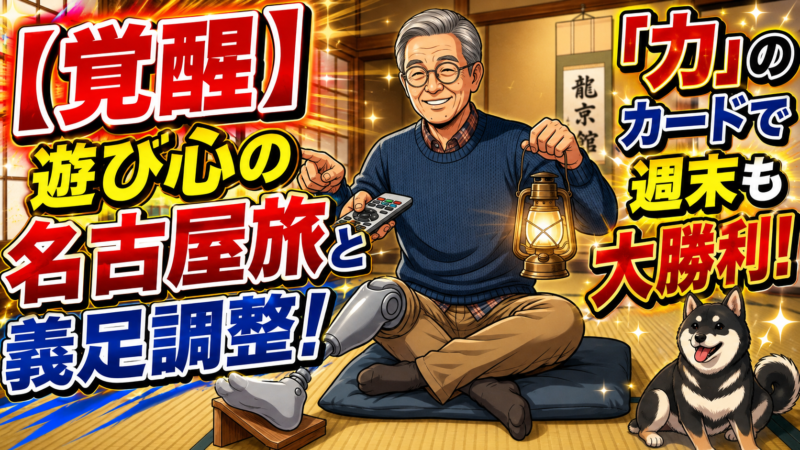 【遊び心と調和】名古屋旅から義足調整へ!