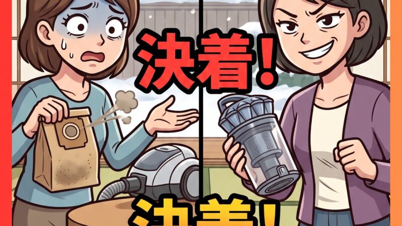 「紙パックとサイクロン、うちにはどっち?」迷ったら親戚の家に寄る感覚で聞きにきてね! #shorts